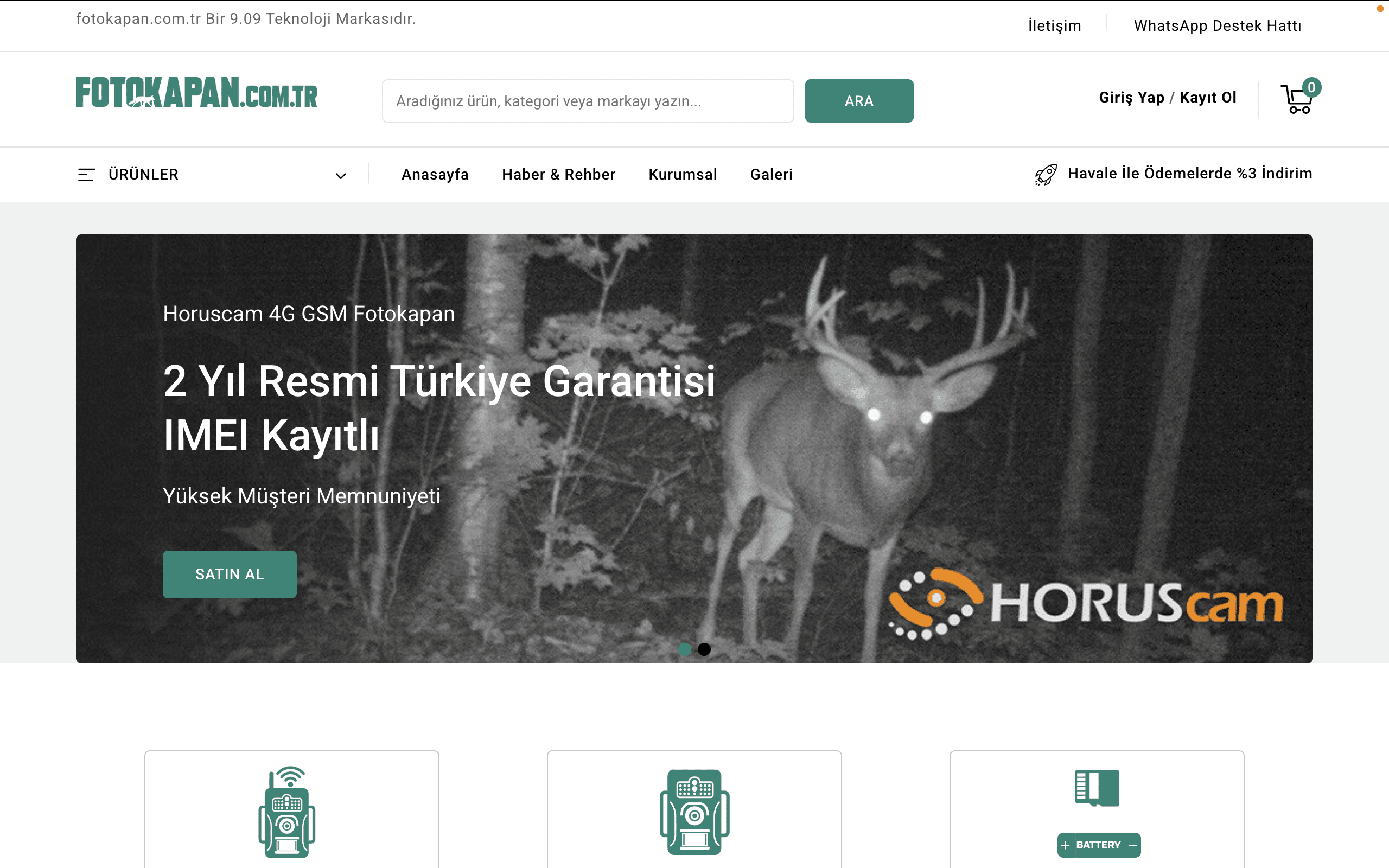 fotokapan.com.tr E-Ticaret hizmeti