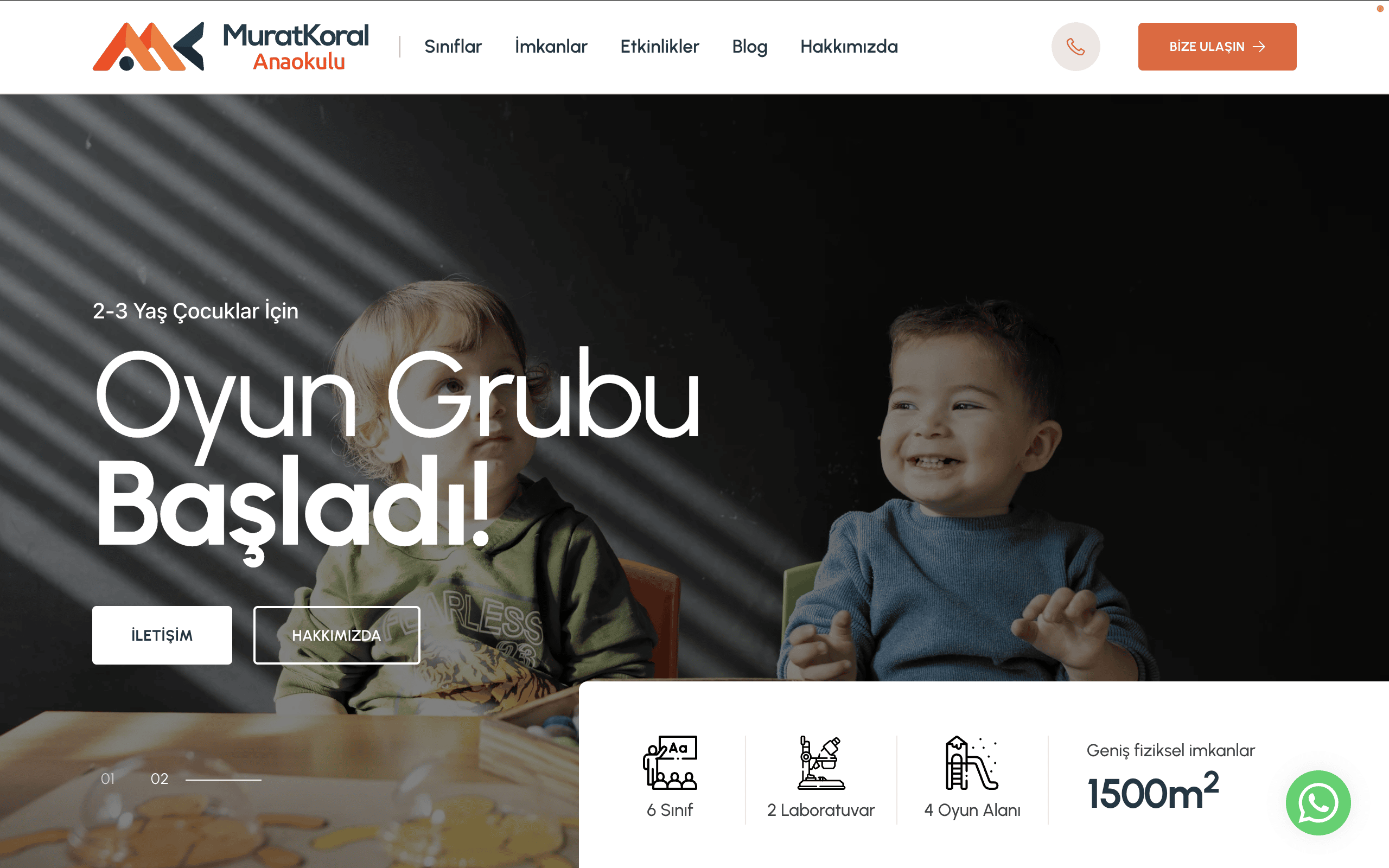 Murat Koral Anaokulu Web Tasarım hizmeti