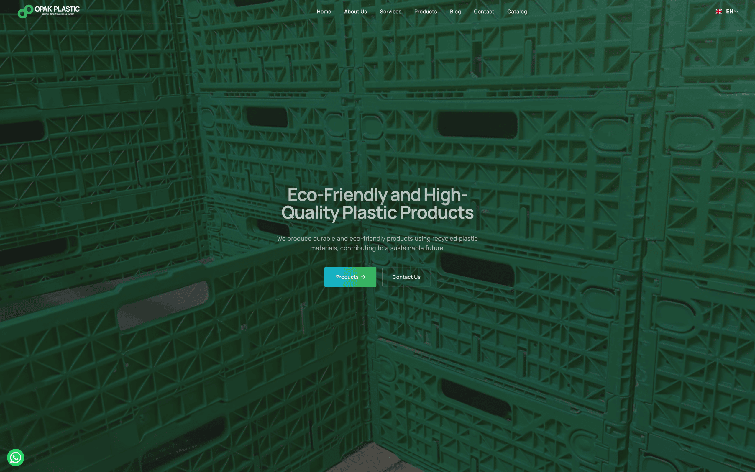 Opak Plastic Web Sitesi Çalışması Web Tasarım hizmeti