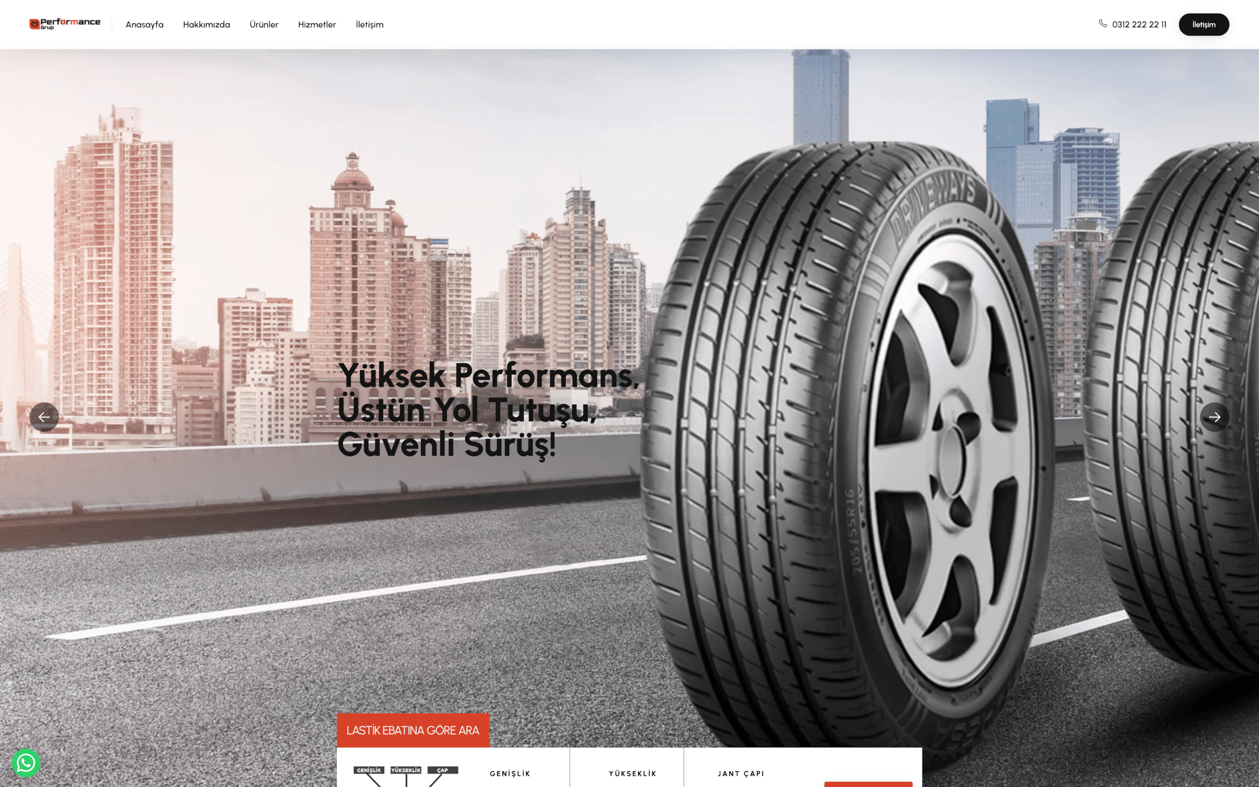 Performance Grup Web Sitesi Çalışması Web Tasarım hizmeti