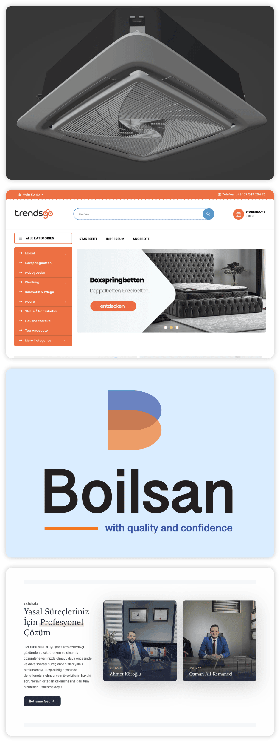 Tamamladığımız projeler