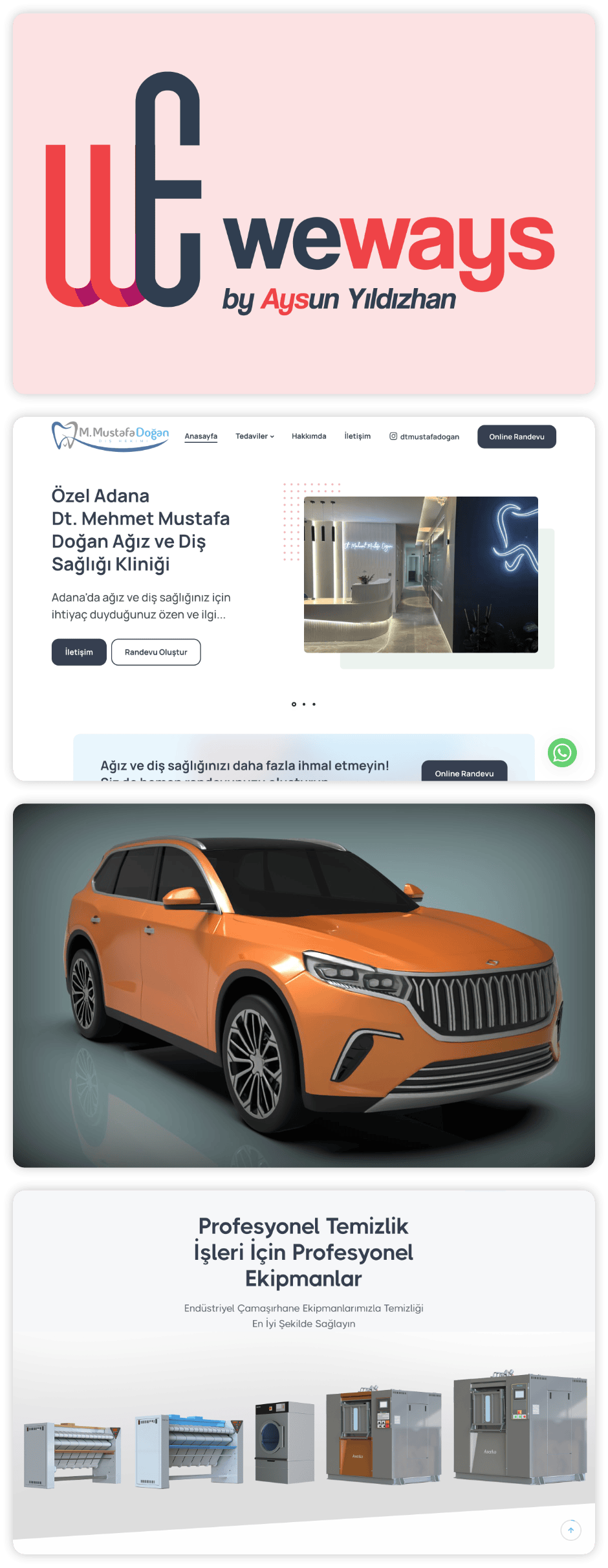 Tamamladığımız projeler